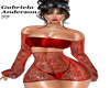 {GA} Lace Set Red