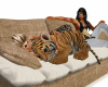 sofa with tiger