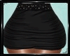 〆 Black Satin Skirt
