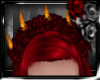PVC RED BURNING ROSES