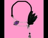 Necklace Raven/Skull