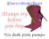 Mix dark pink pumps