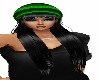 Asala BLACK/GREEN CAP