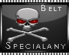 [Lany] Skull chain belt