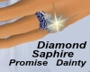 diamond saphire promise