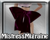 +MMP Waist Bow Wine