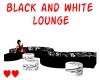 black and white lounge