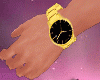 $S$ Gold Wrist Watch