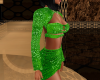 Green Disco Dress