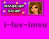 avitar star sticker