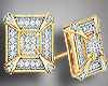 Quad Diamond Studs |F
