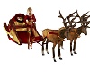 Animated Santa Sleigh