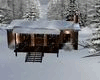 Winter Snow Cabin