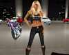 Black 1%er Capris