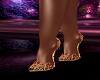 Red/Gold Showgirl Pumps