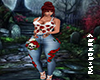 Rose skull full fit+shoe