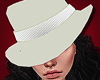 ♔ Gangster Hat White