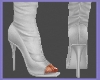 OpenToe Boots White Grey