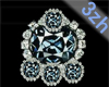 Jewel Blue ring (L)