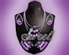 Purple Pearls Jewel Set