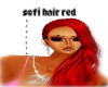 sofi hair  red