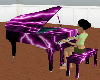 purple piano