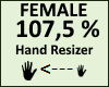 Hand Scaler 107,5% Femal