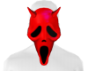 RED SCREAM MASK
