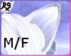 White Ice Wolf Ears M/F