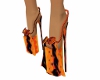 [KC]Black/Orange Heels
