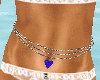 [m58]Belly chain heart/b