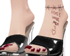 black, baddie heels