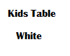 Scaled White Table