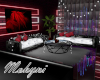 M* Red  Neon Chill Room