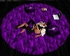 silk purple rug wit pose