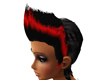 (SK) jupt hair red/blk