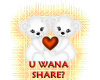 Share heart bears