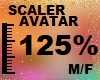 125 % AVATAR SCALER M/F