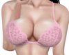 R | Pink lace bra