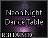 Neon Dance Table