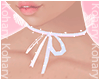 Ko ll Bow Choker Pastel