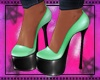 Jella Green Heels