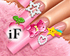 Babypink Charm Nails