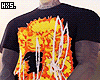 Shirt Black Fire