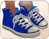 !NC Blue Converse Shoes