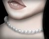 white pearls choker