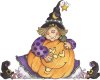 Witch Pumpkin Sticker