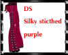 DS Silky Stitched purple