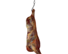 hanging meat