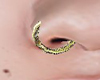 P( * Gold Glow Nose Ring